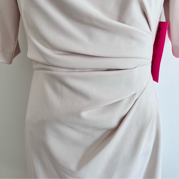 Betsey Johnson Size 8 Women’s Shift Dress. Pink Dress Short Sleeves NWT - Picture 7 of 15